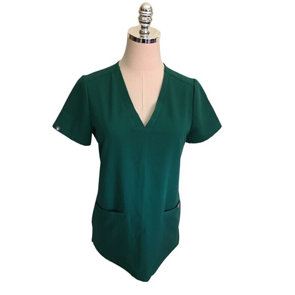 Figs Technical Collection Scrubs Women's Size XS Short Sleeve - Picture 1 of 8